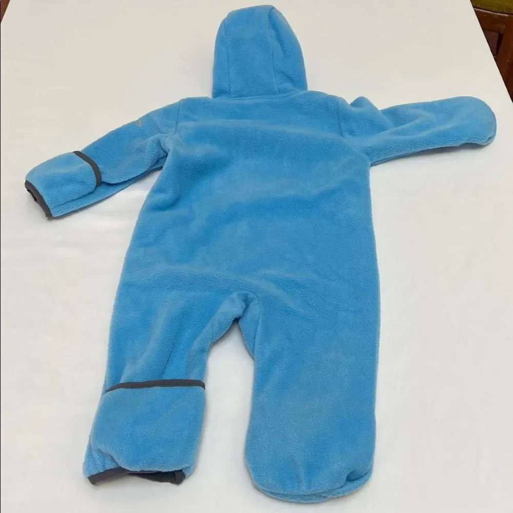 Columbia Cozy Blue and Gray Kids Footie